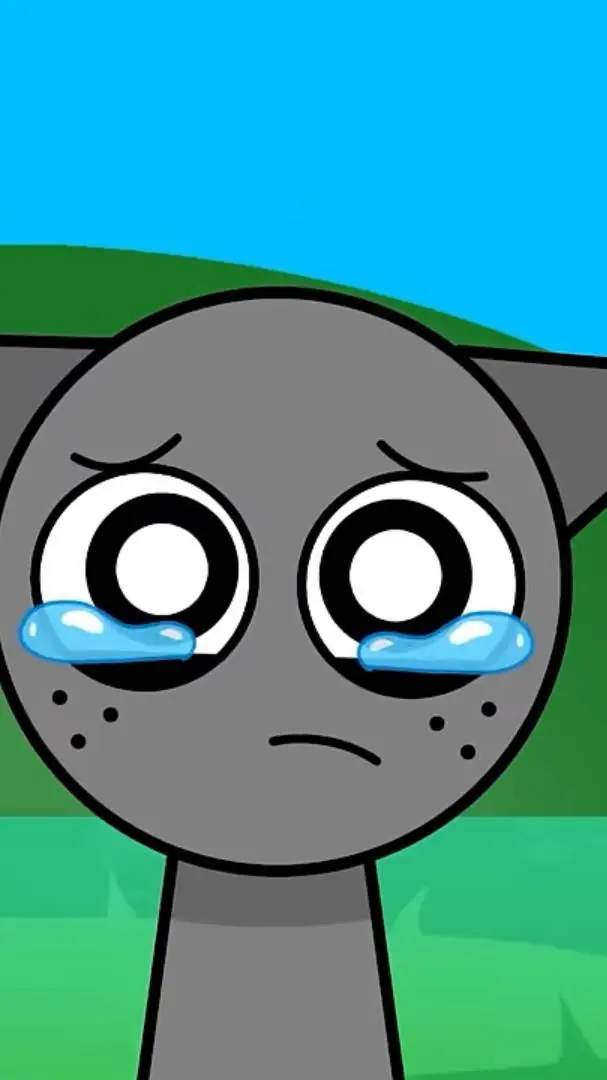 ai character: Gray background