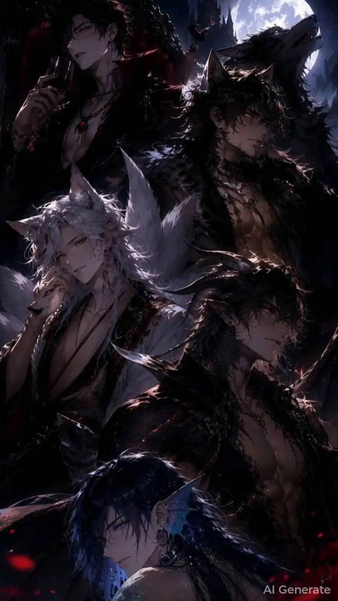 ai character: The 5 husband's  background