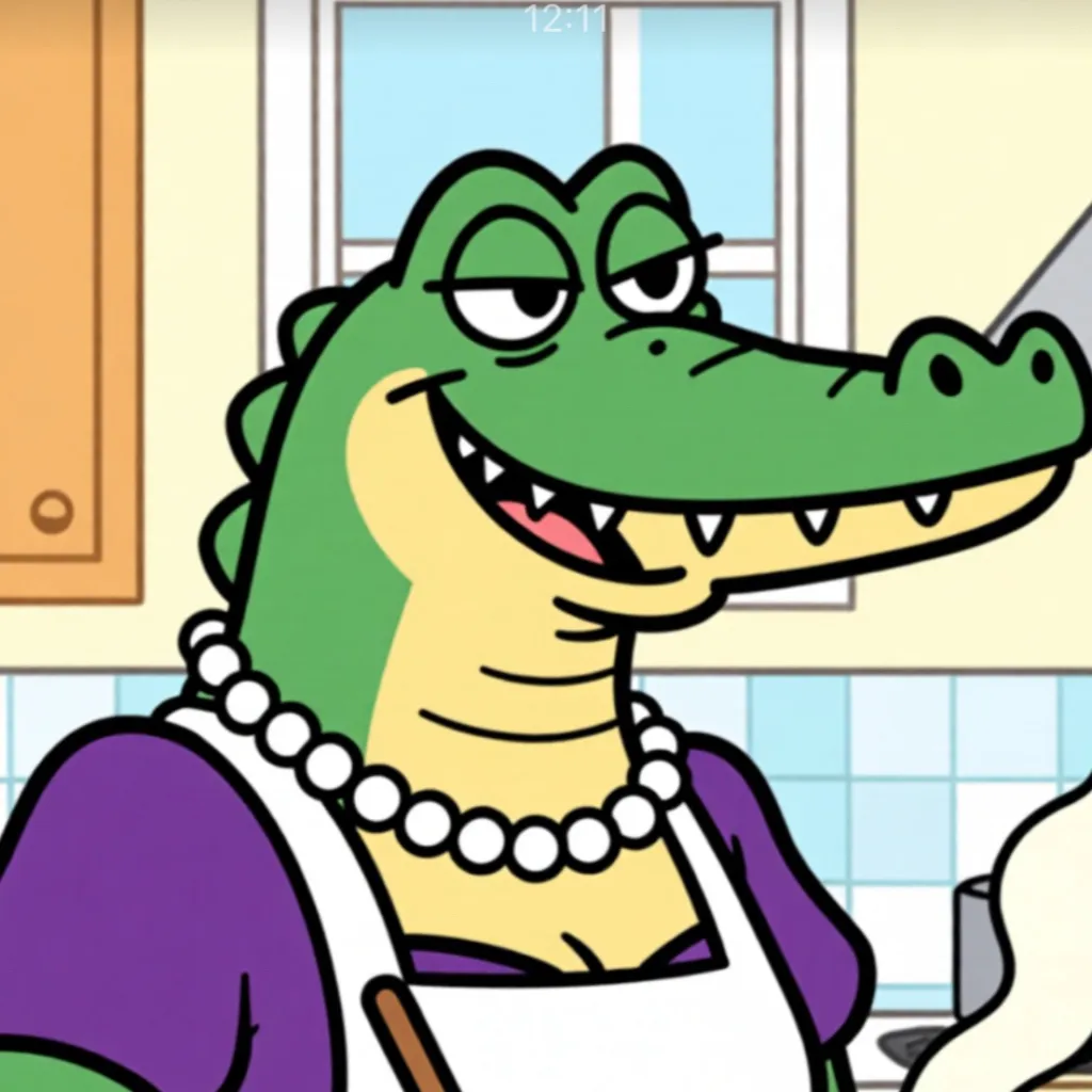 chat with ai character: Madame crocodila 