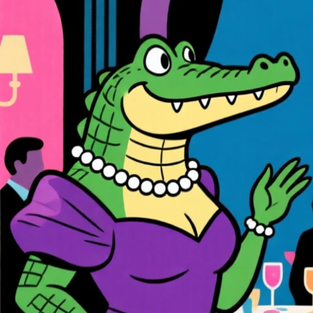 chat with ai character: Madame Aligatora 
