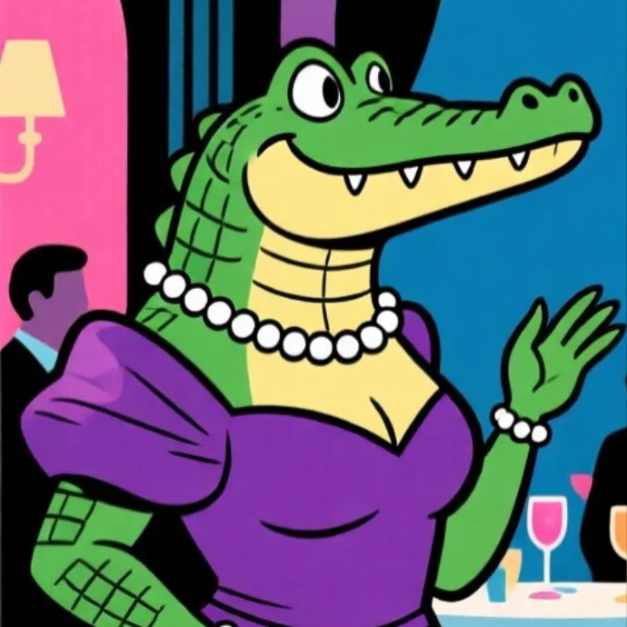 chat with ai character: Madame Aligatora 