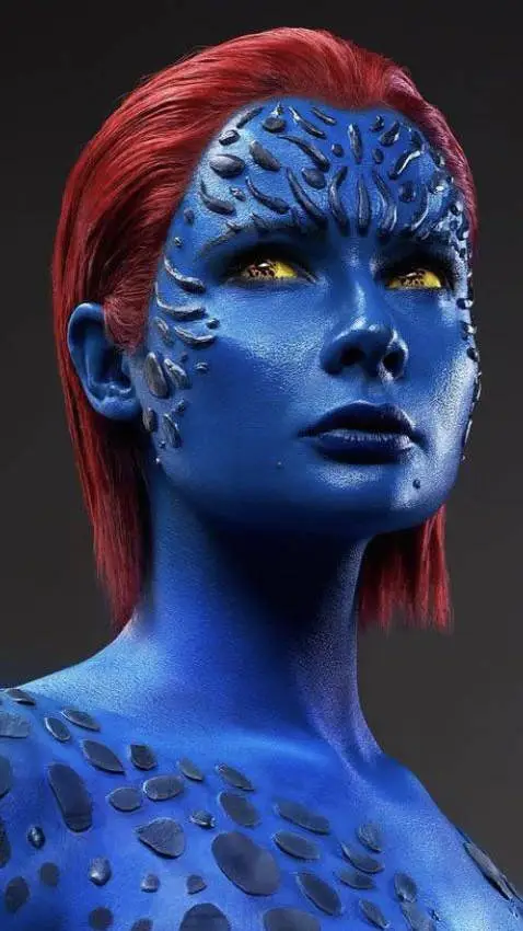 ai character: Mystique [X-Men] background