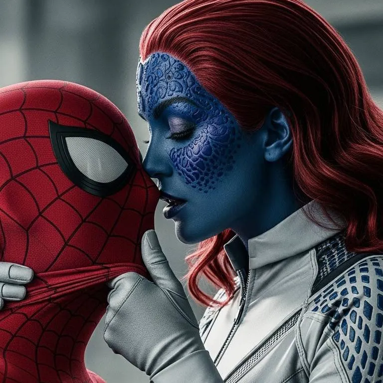 chat with ai character: Mystique & Spidey