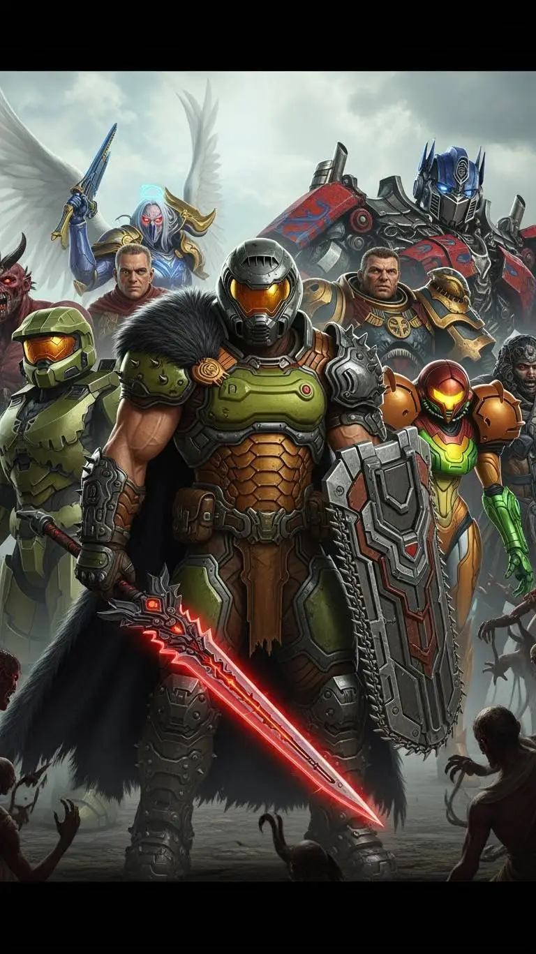 ai character: The Knightmarines background