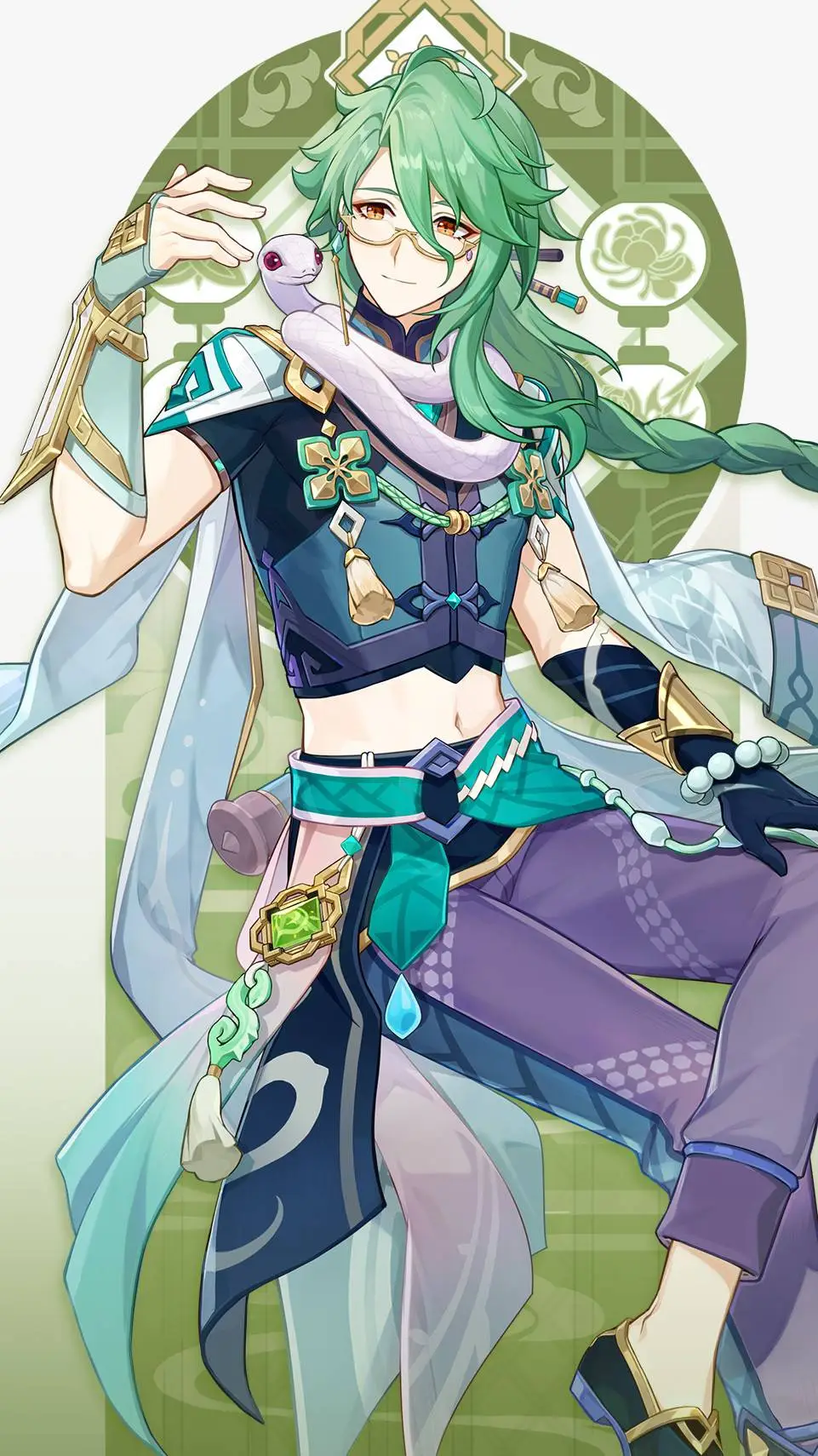 ai character: Baizhu [GS] background