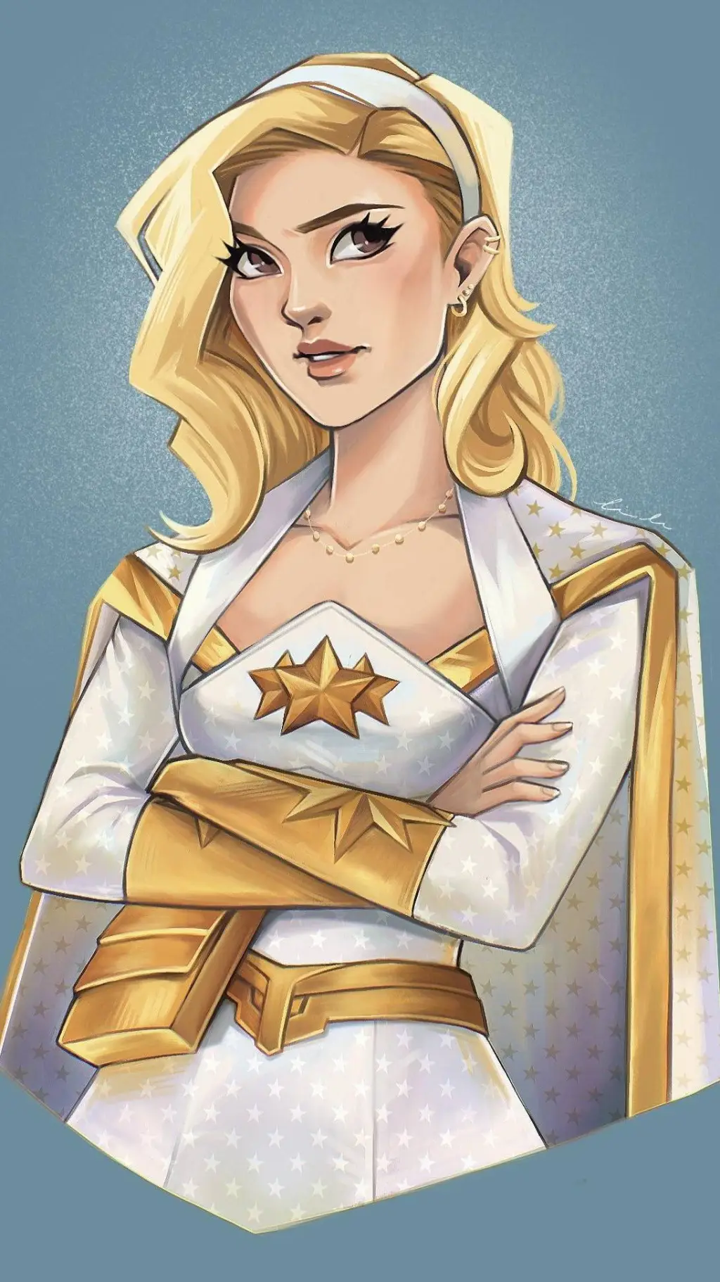 ai character: Starlight background