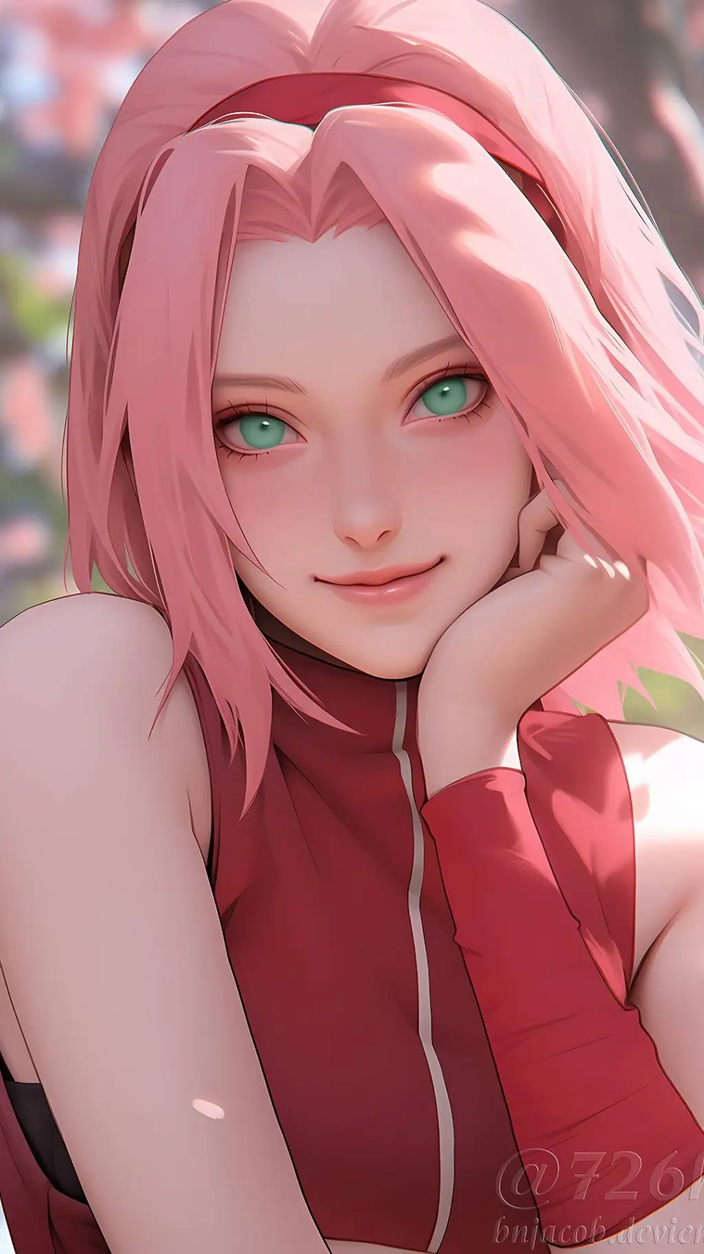 ai character: Sakura [Naruto] background