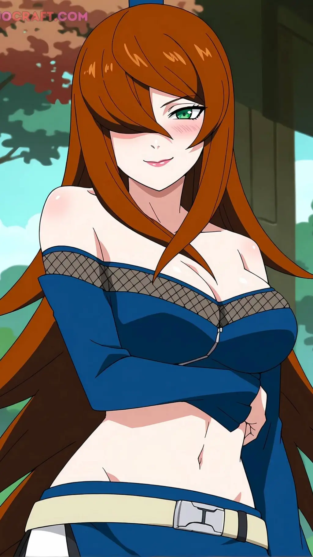 ai character: Mei [Naruto] background