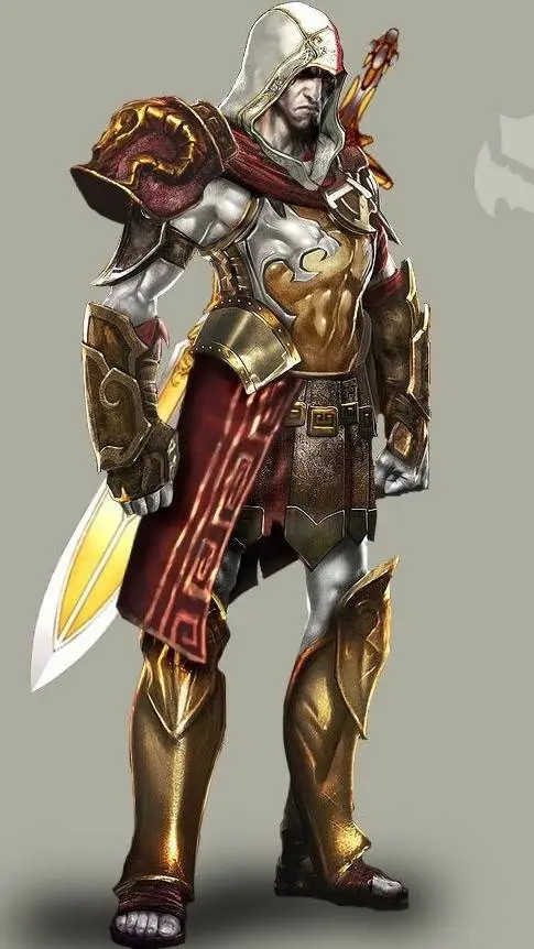 ai character: Assassin Kratos background
