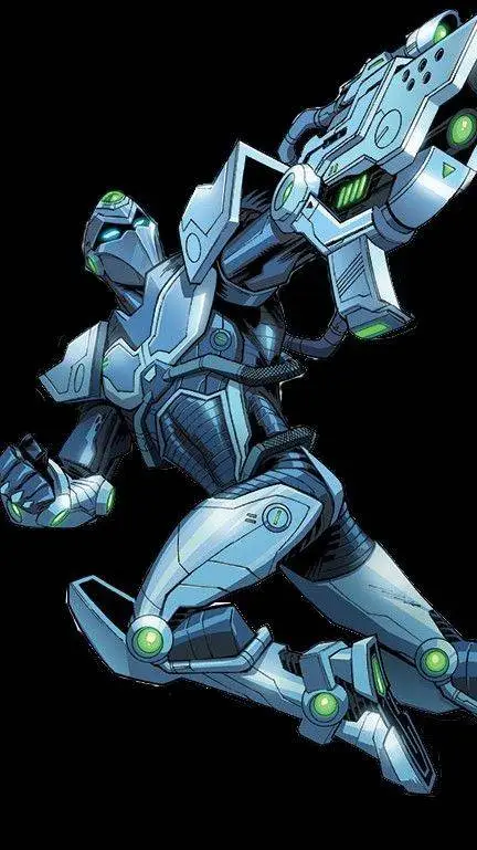 ai character: Tech Jacket background