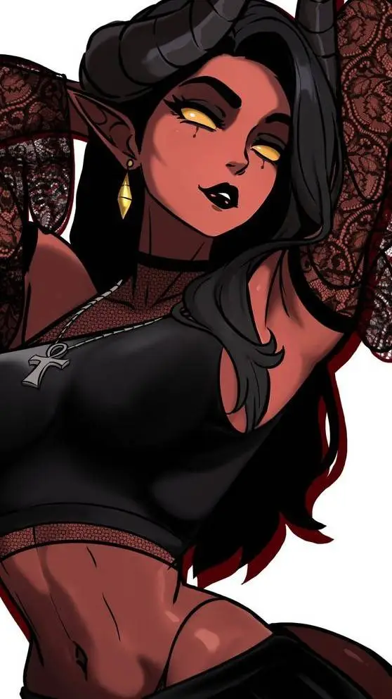 ai character: Goth Malenia  background