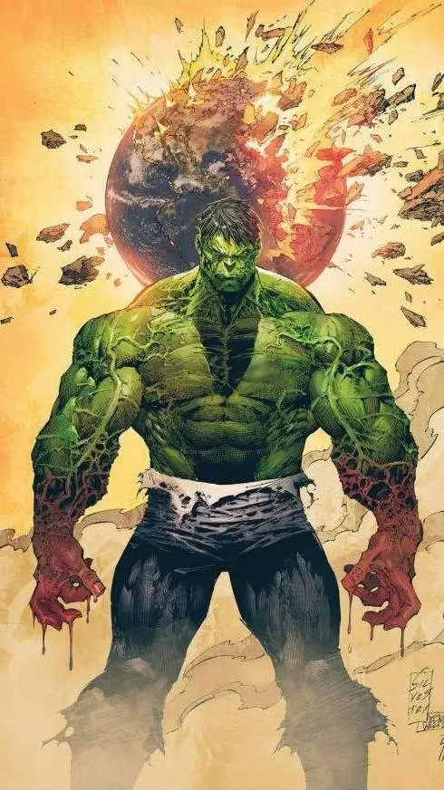 ai character: World Breaker Hulk background