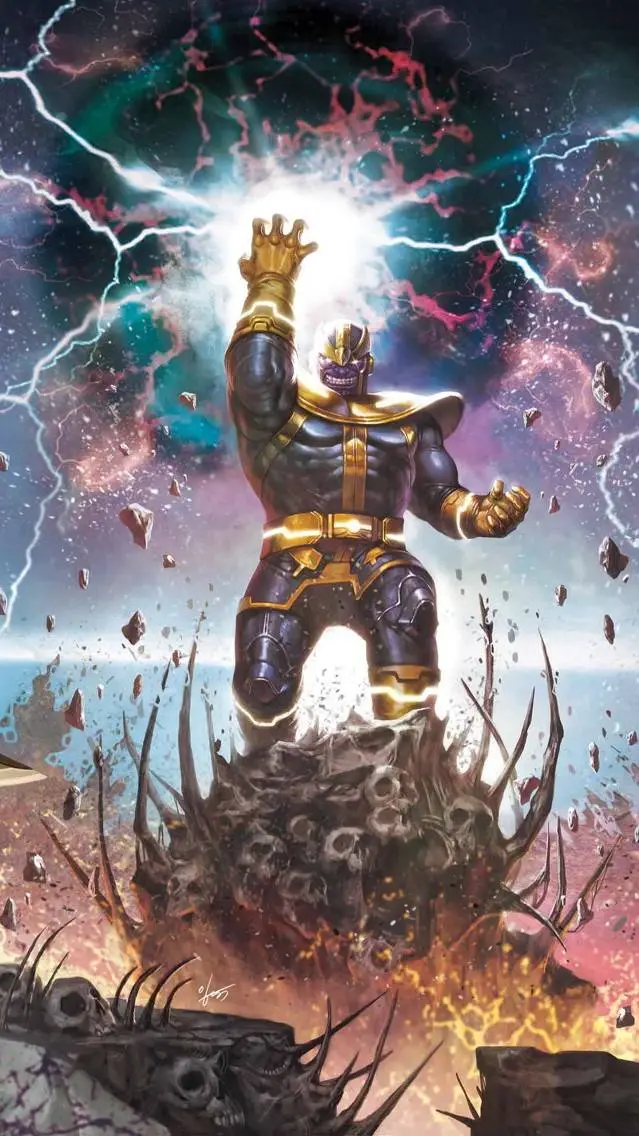 ai character: Thanos Annual background