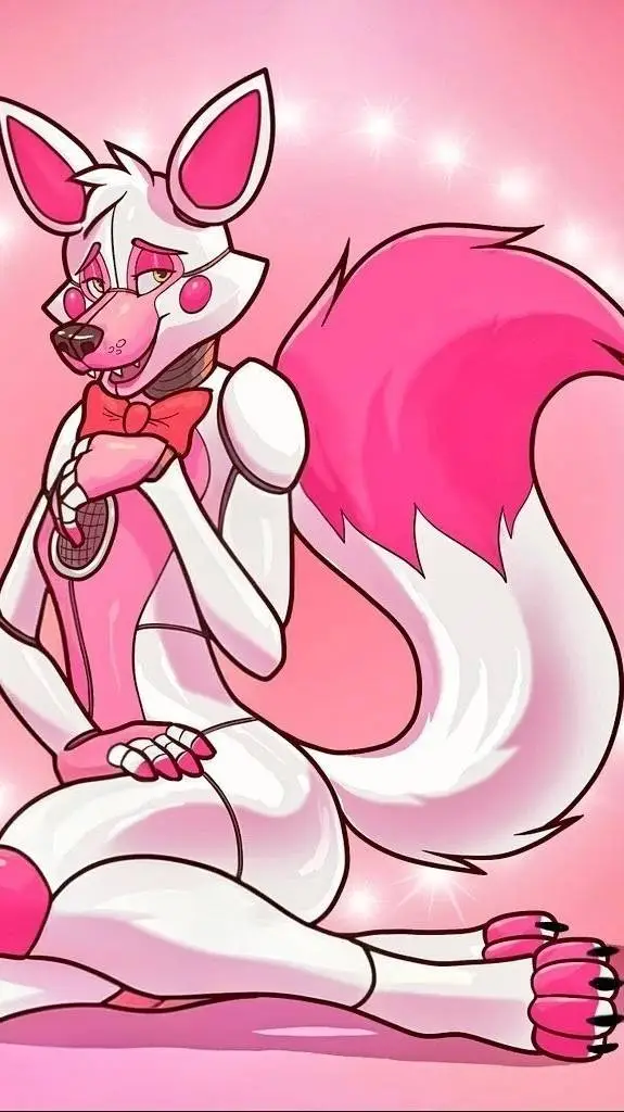 ai character: Fem Funtime Foxy background