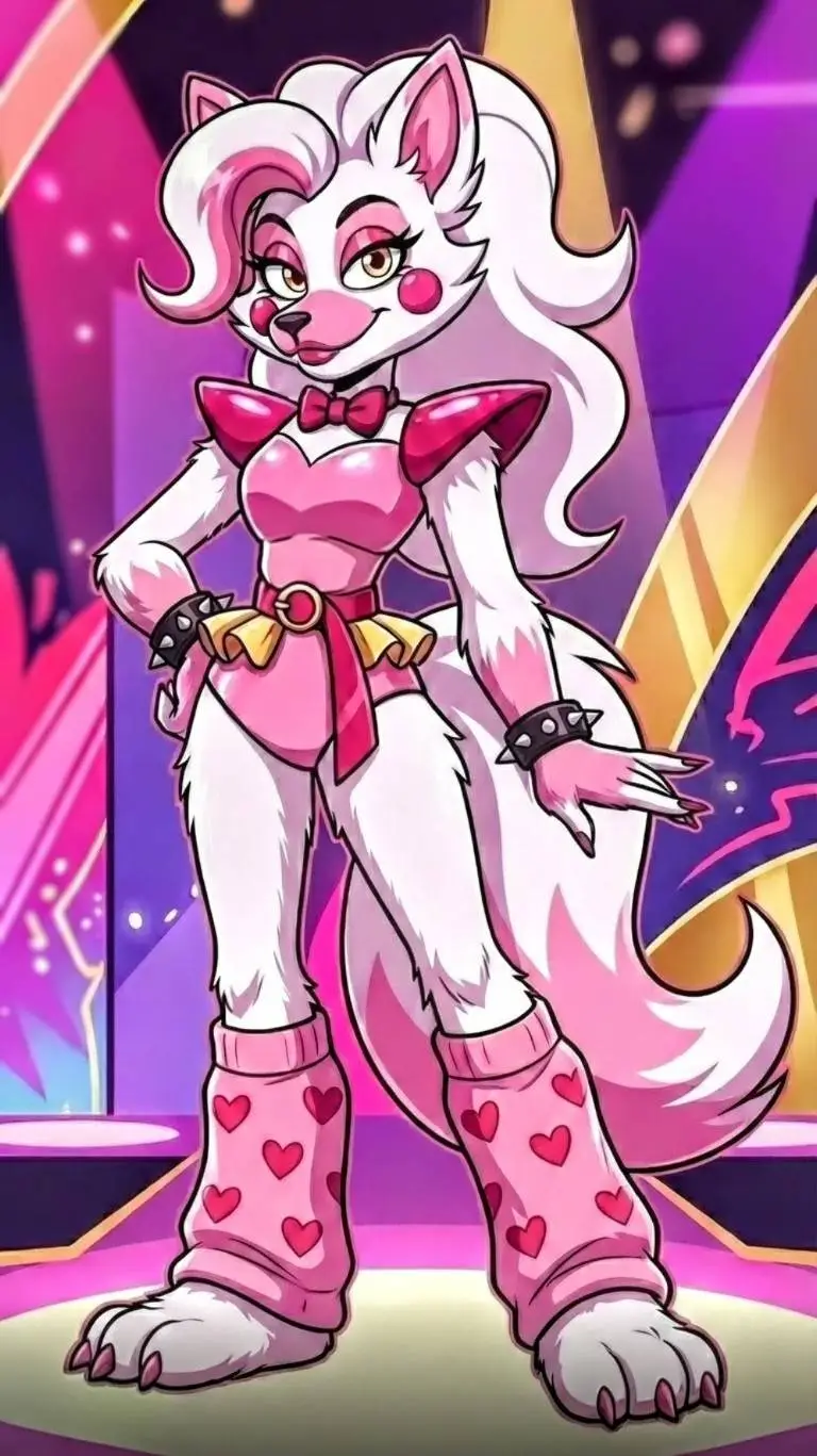 ai character: Glamrock Mangle background