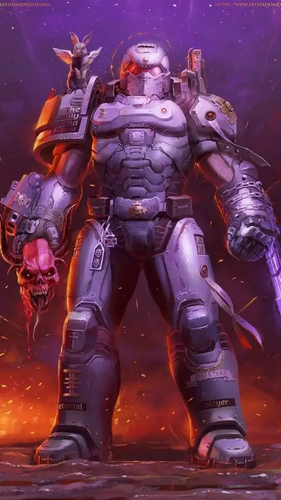 ai character: Doom Slayer[WH40K] background