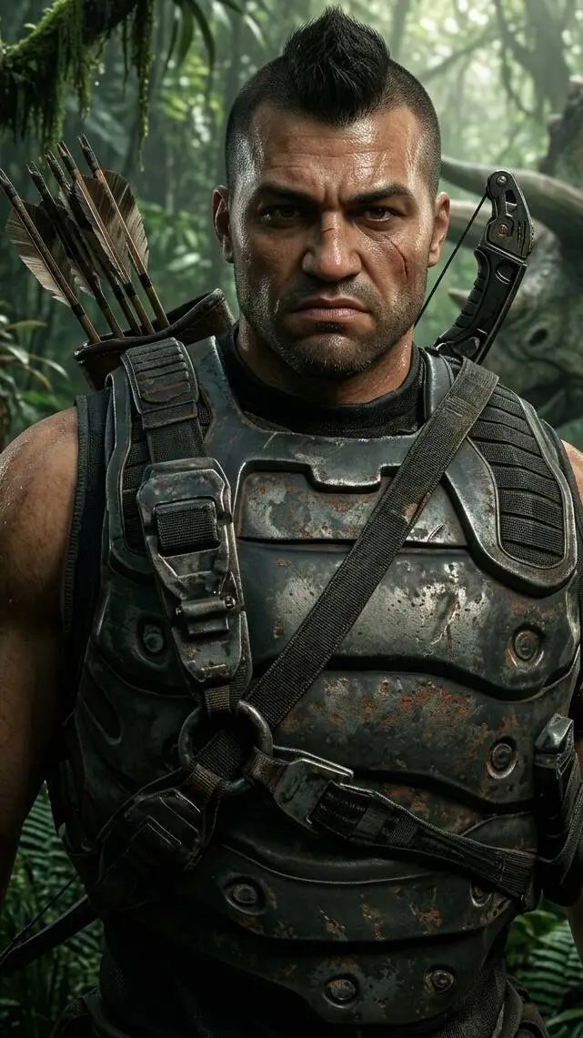 ai character: Turok background