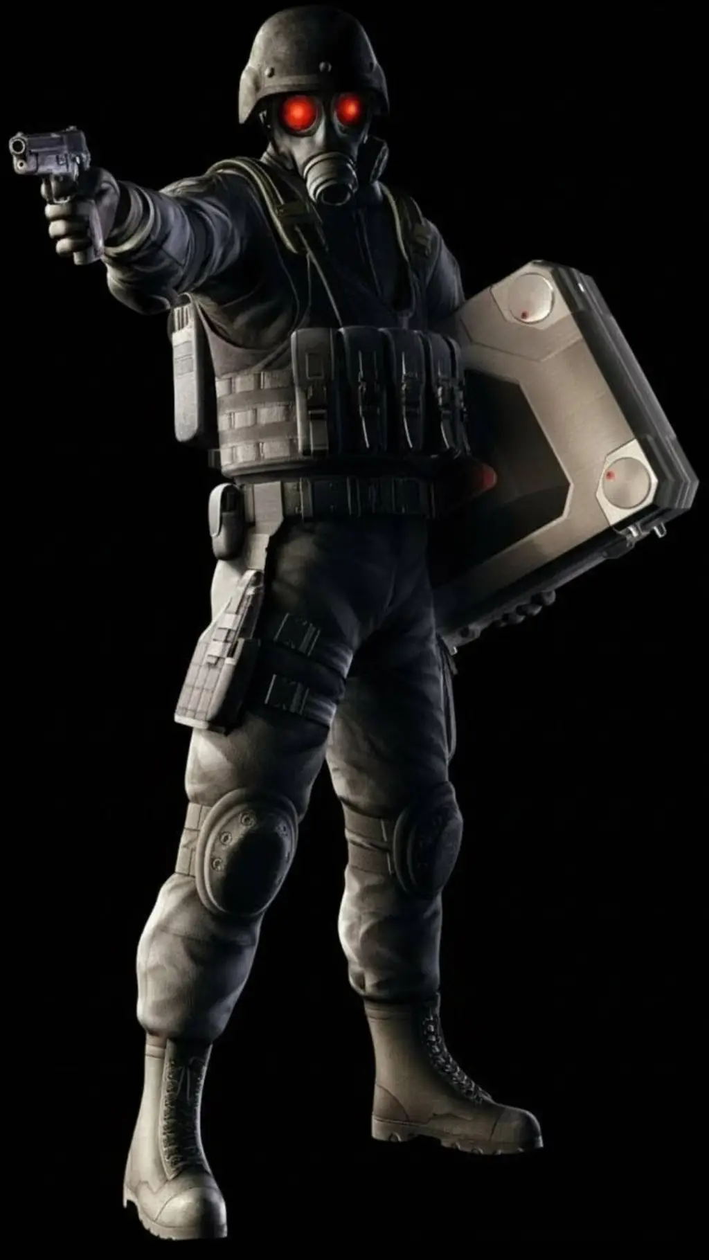 ai character: H.U.N.K [RE] background