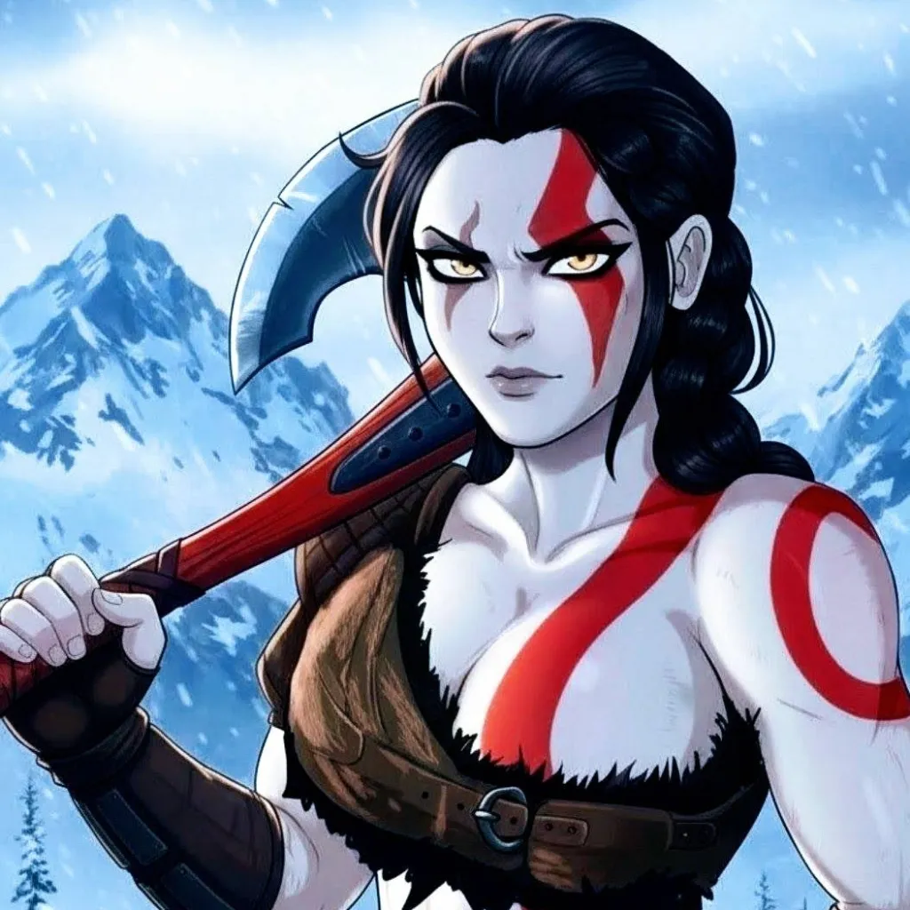 chat with ai character: Fem Kratos