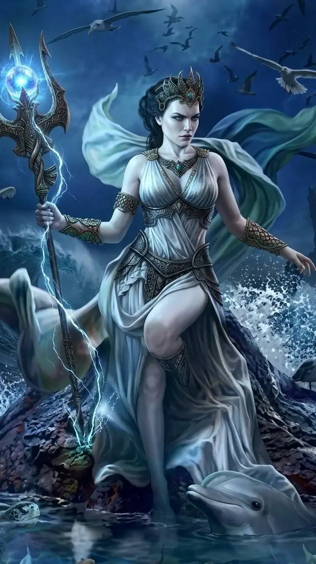 ai character: Amphitrite [GOW] background