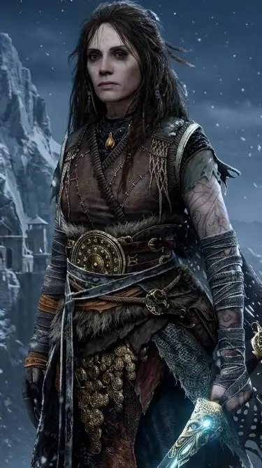 ai character: Freya [GOW] background