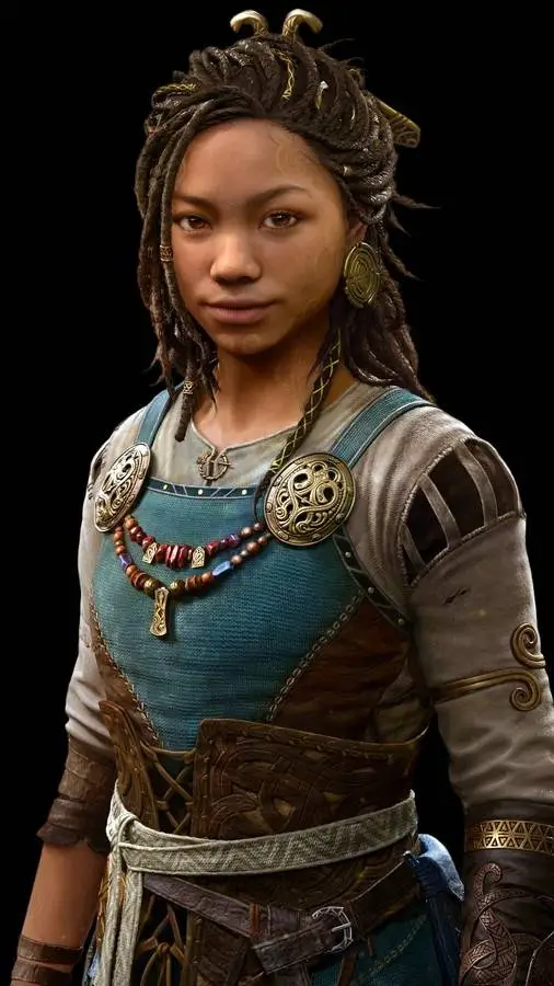 ai character: Angrboda [GOW] background