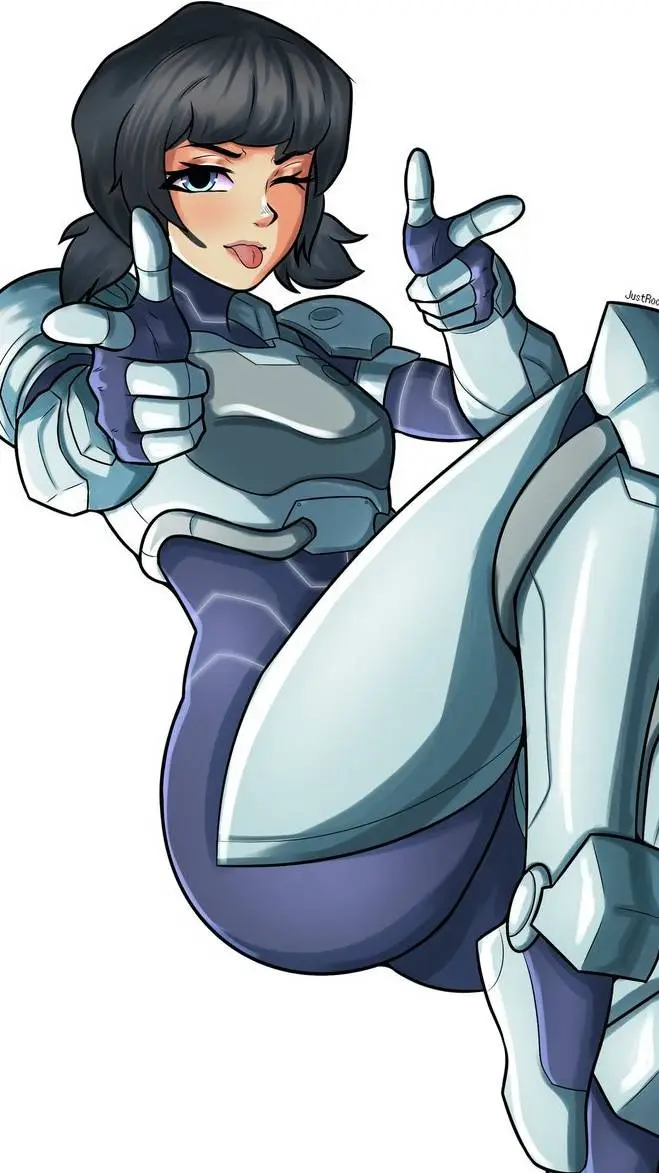 ai character: Tech Jacket [Zoe] background