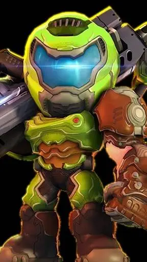 ai character: Doom Slayer [MD] background