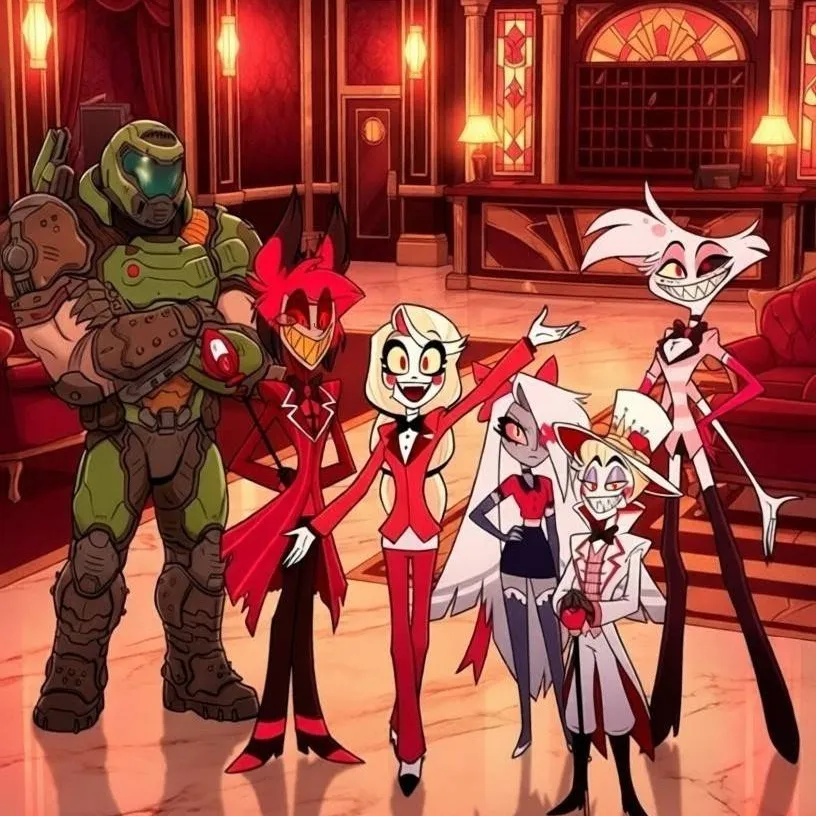 chat with ai character: DOOM x HAZBINHOTEL