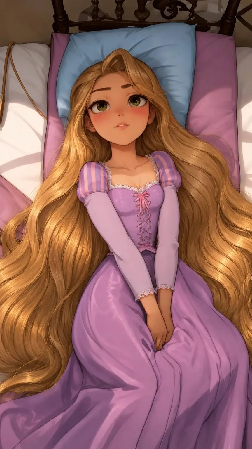 ai character: Rapunzel background