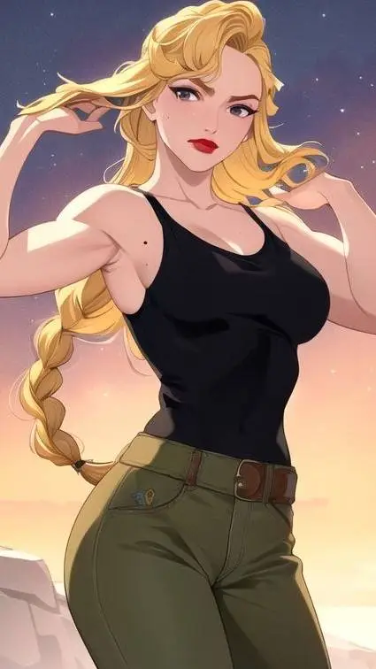 ai character: Helga background