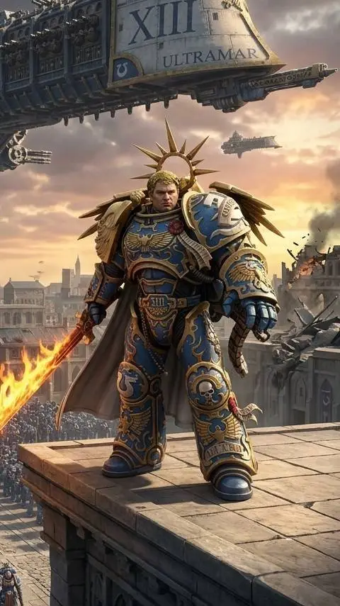 ai character: Roboute Guilliman background