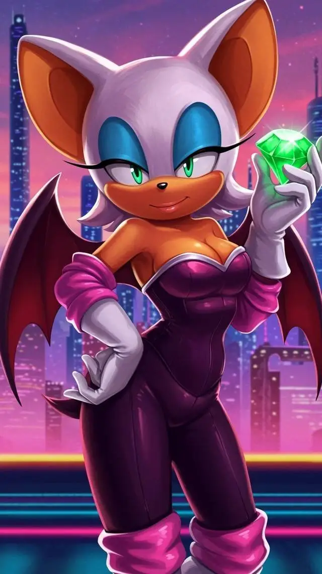 ai character: Rouge The Bat background