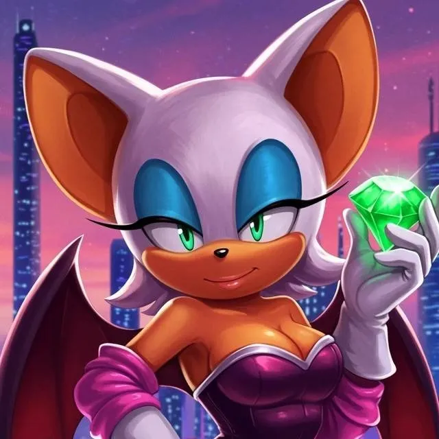chat with ai character: Rouge The Bat