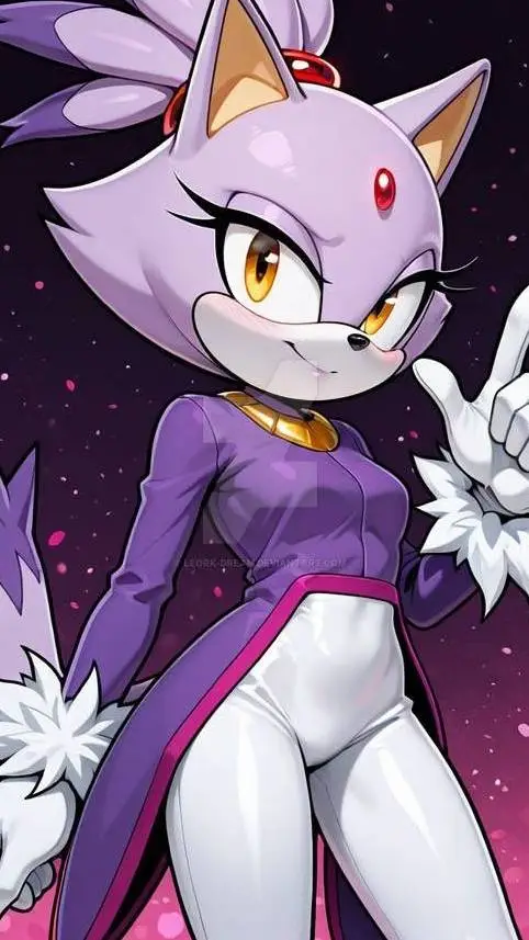 ai character: Blaze The Cat background