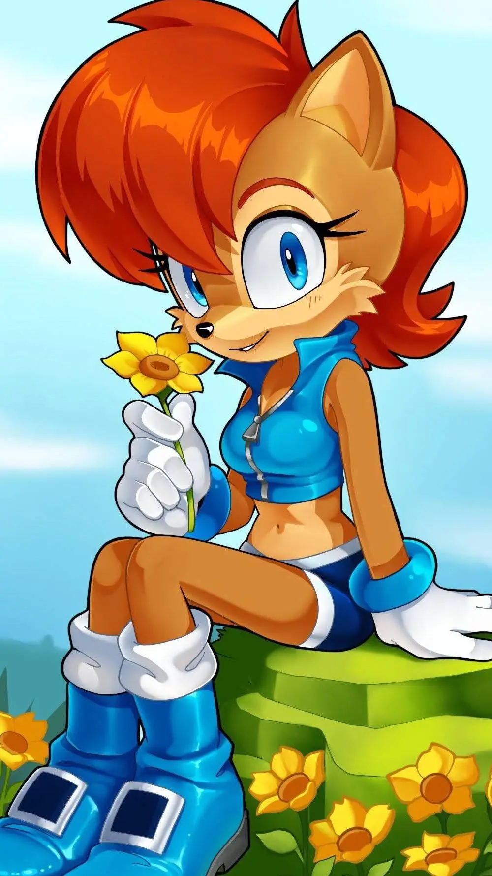 ai character: Sally Acorn background