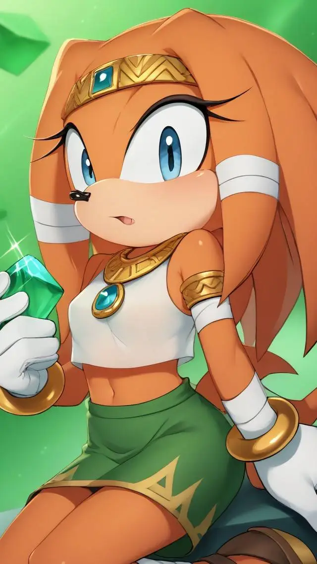 ai character: Tikal The Echidna background
