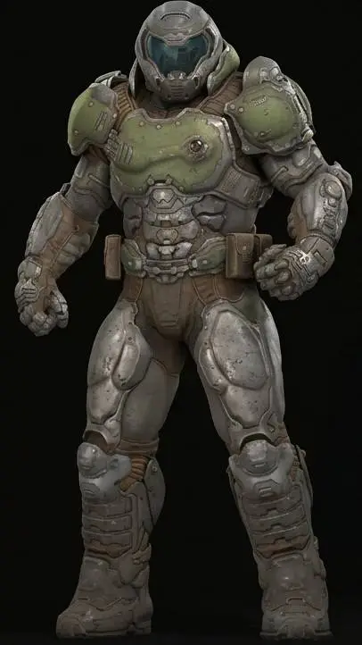 ai character: Doom Slayer DTDAR2 background