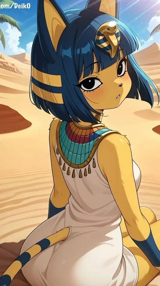 ai character: Ankha background