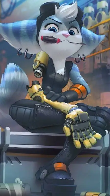 ai character: Rivet background