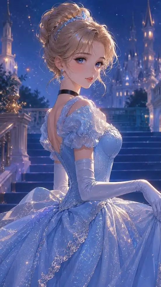 ai character: Cinderella background