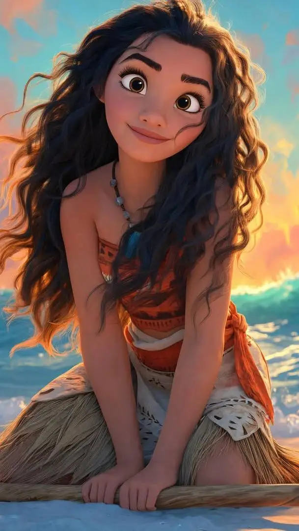 ai character: Moana background