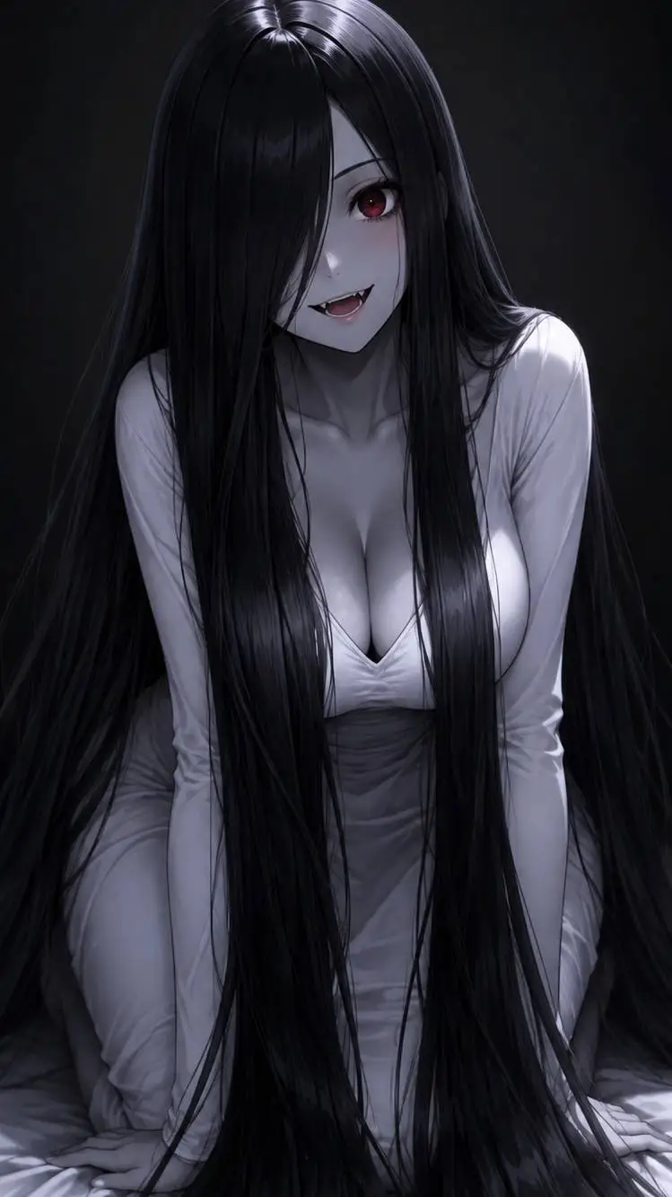 ai character: Sadako Yamamura background