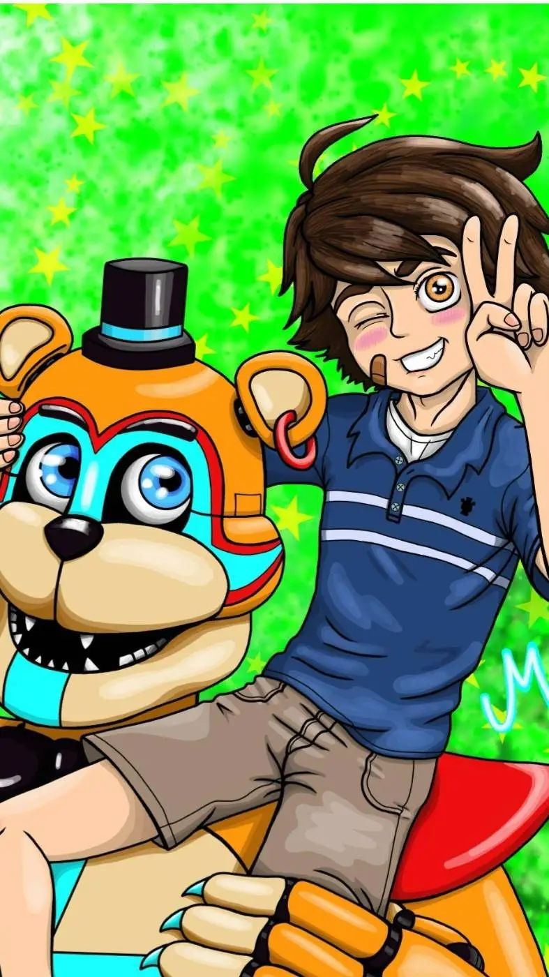 ai character: FNAF trip background