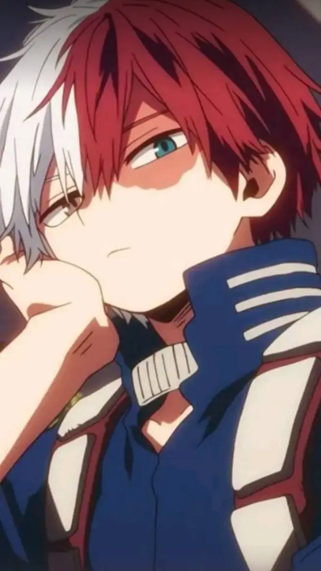 ai character: shoto todoroki  background