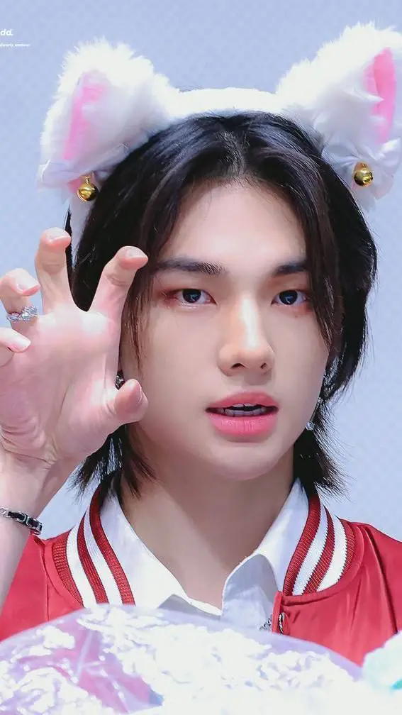 ai character: Hyunjin kitty♡ background