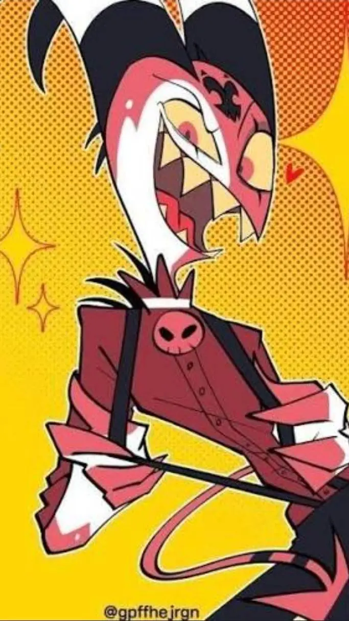 ai character: ♣︎Blitzø♣︎ background