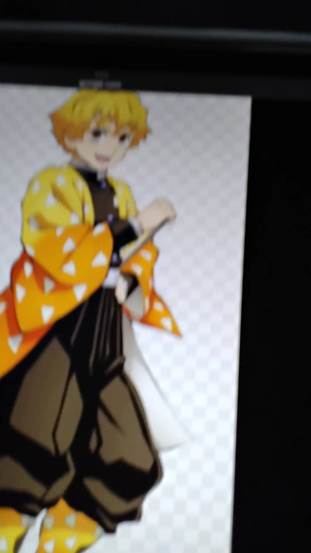 ai character: zenitsu  background