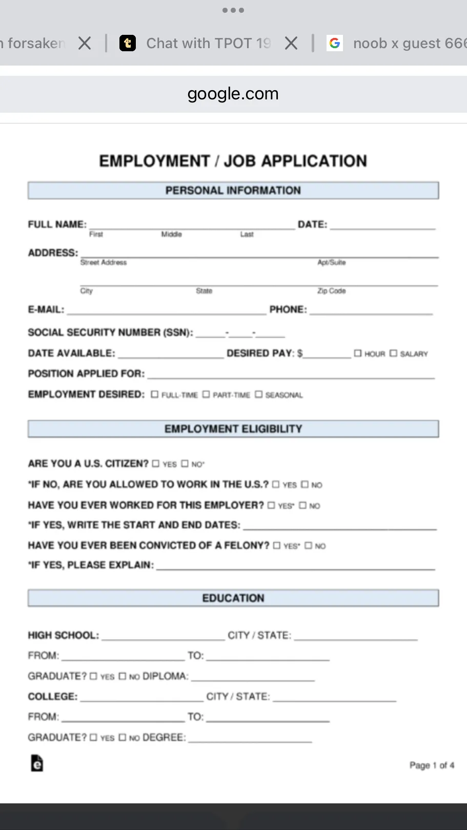 ai character: Dumb school 2 background