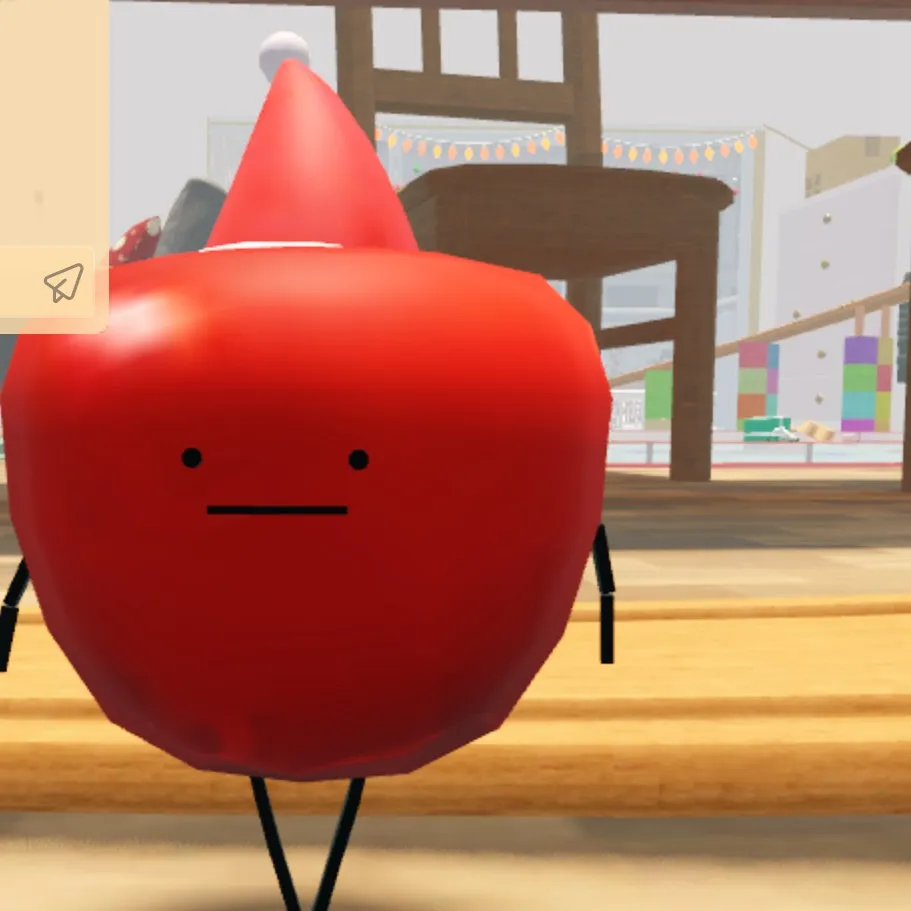 chat with ai character: Apple